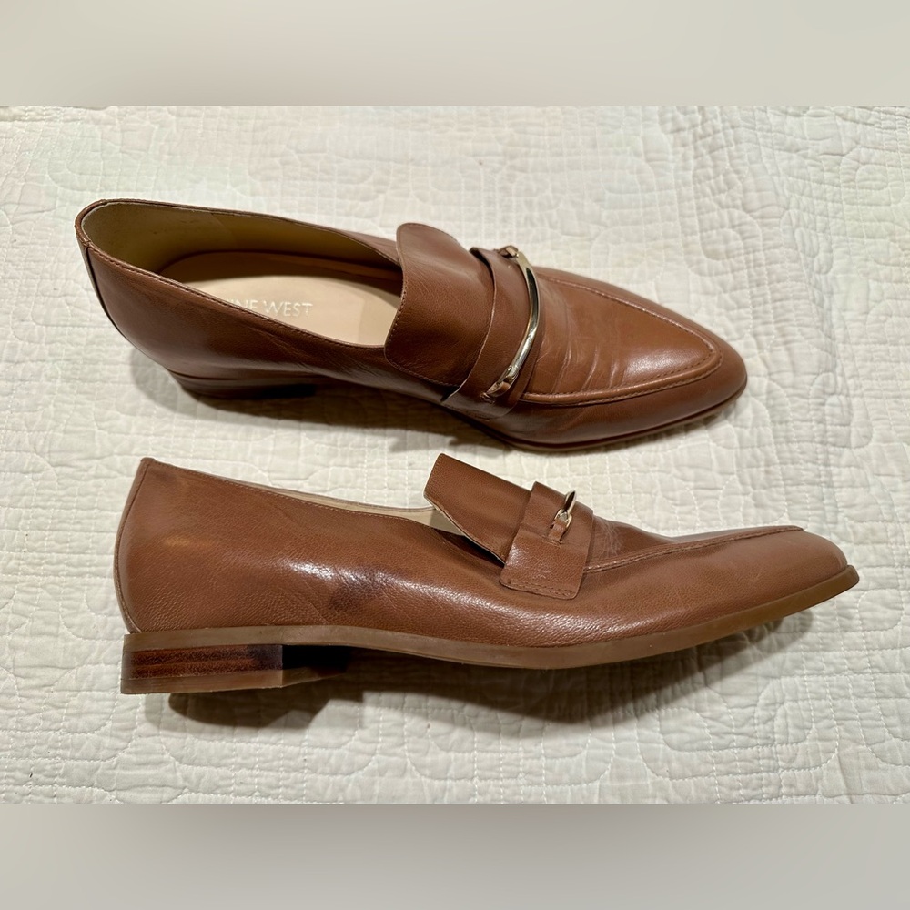 Nine West tan loafers - size 9M - Picture 8 of 8